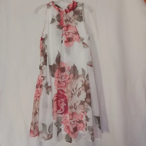 Chiffon Halter Dress - Picture 1 of 8